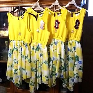 Yellow Flower Dress